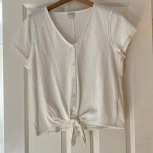 Women’s button up shortsleeved shirt